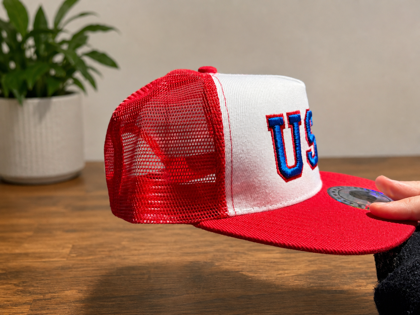 USA / MERICA Puff Embroidery Hat 🇺🇸