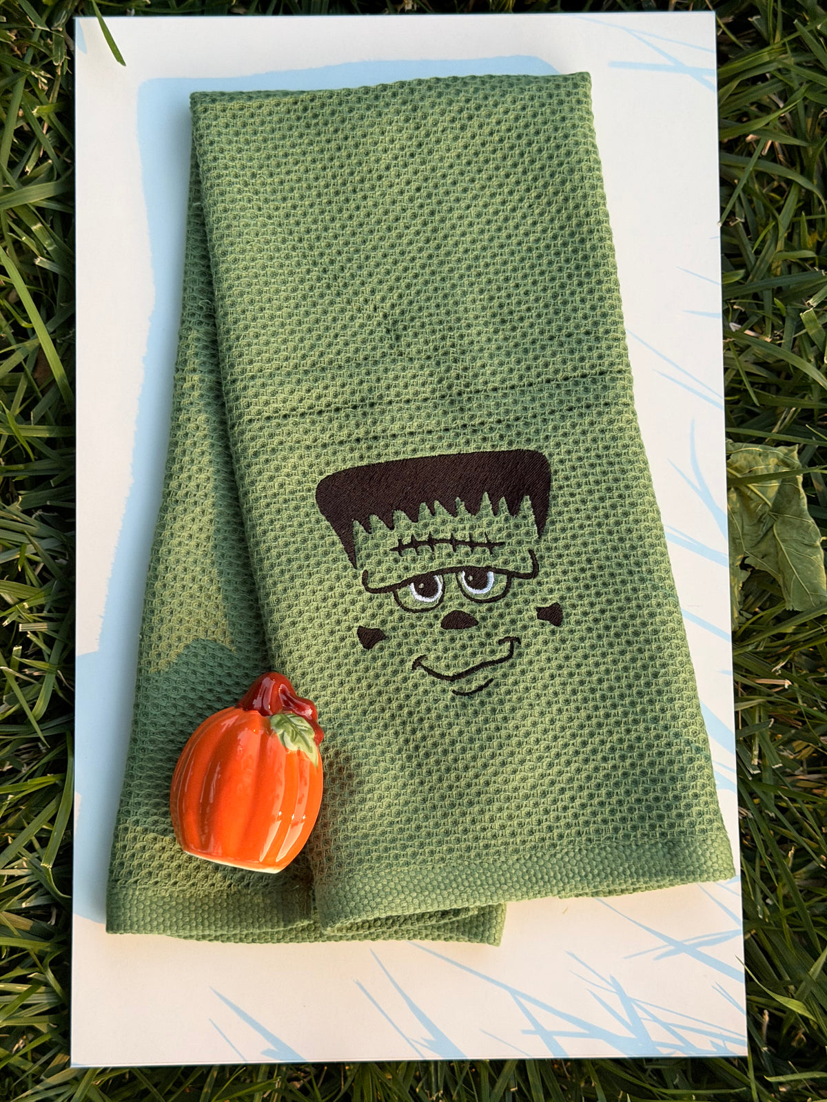 Halloween Hand Towels - Mix & Match - Pumpkin, Skeleton, Frankenstein