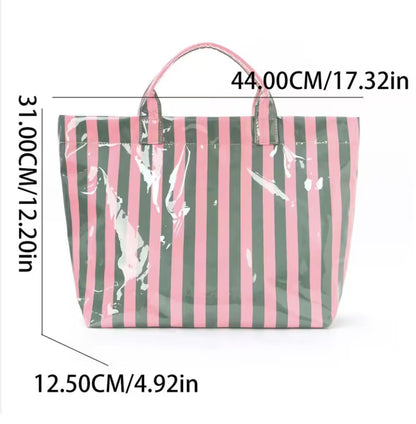 Personalized PVC Beach Tote Bag