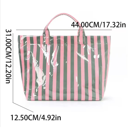 Personalized PVC Beach Tote Bag